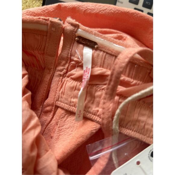 Free People NWT All For Sun Maxi Dress Coral Pink Women’s Size Small Pockets - Picture 3 of 14